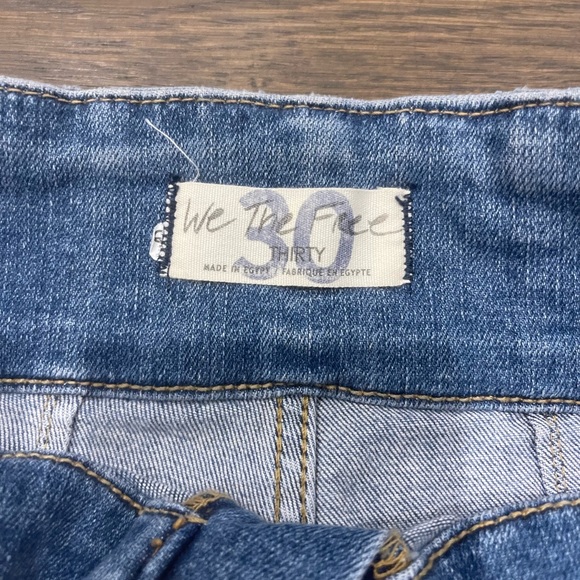 We The Free Jayde Blue Flare Jeans - Picture 4 of 5